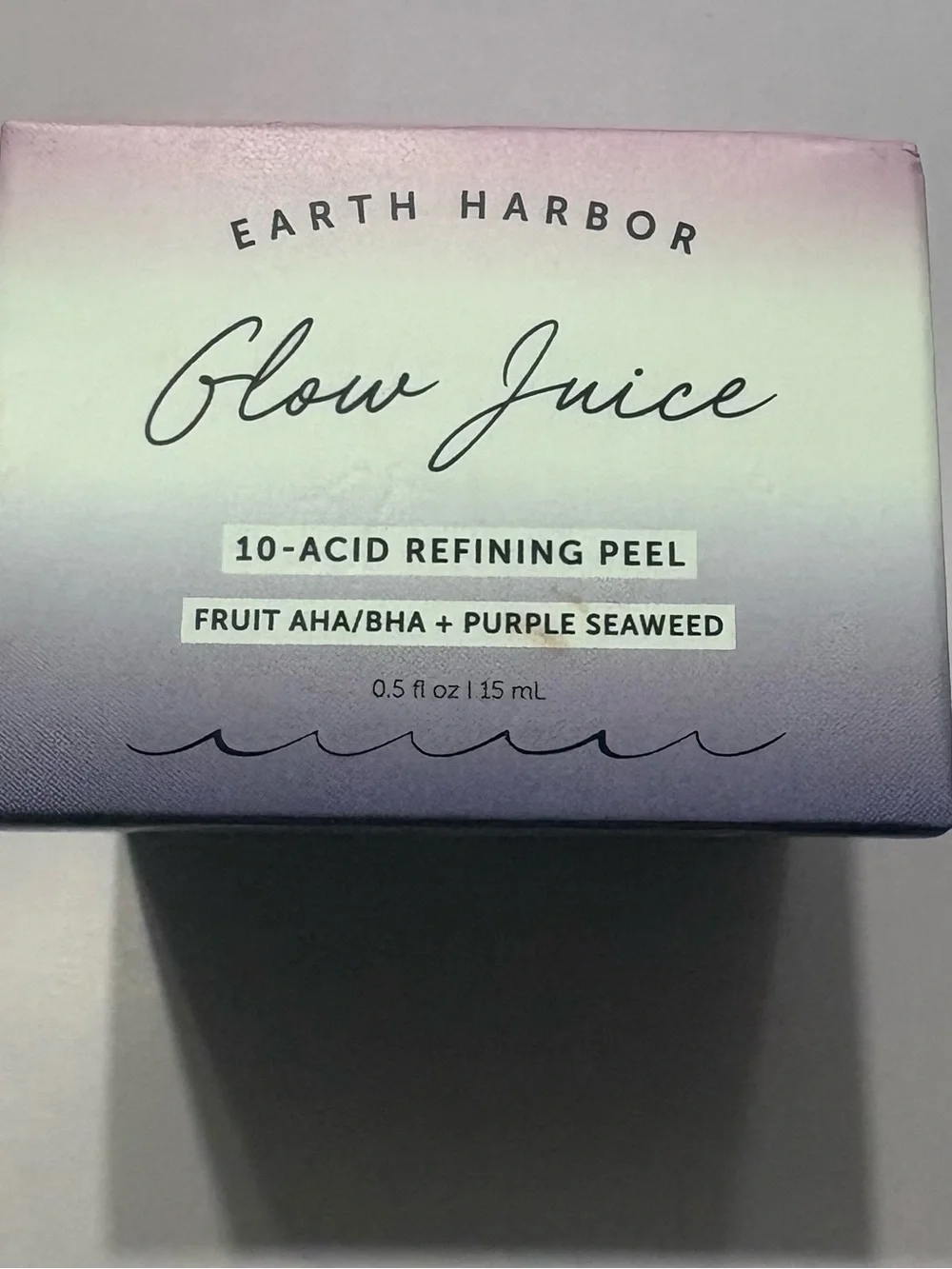 Earth Harbor Glow Juice 10-Acid Refining Peel - Blue